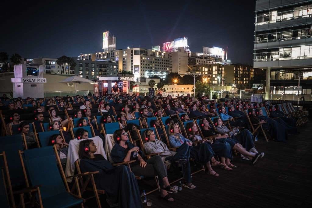 Rooftop Cinema is quite the movie scene.