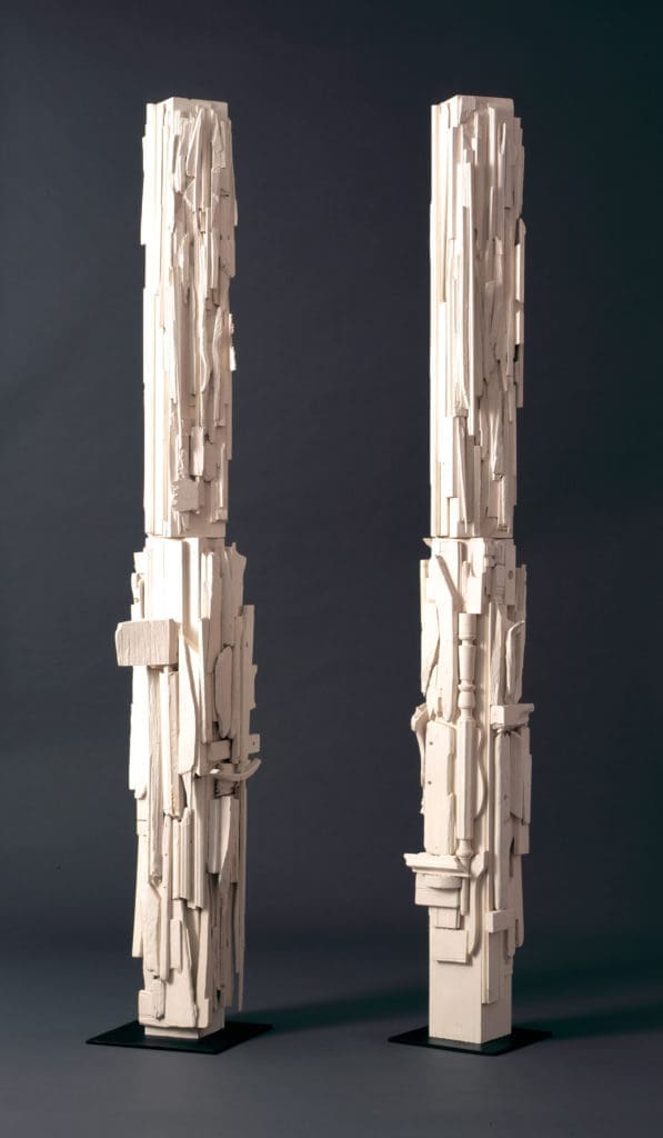 Louise Nevelson's "Construction Column from Dawn's Wedding Feast," 1959 (The Menil Collection, Houston. © Estate of Louise Nevelson/Artists Rights Society (ARS), New York. Photo Paul Hester)