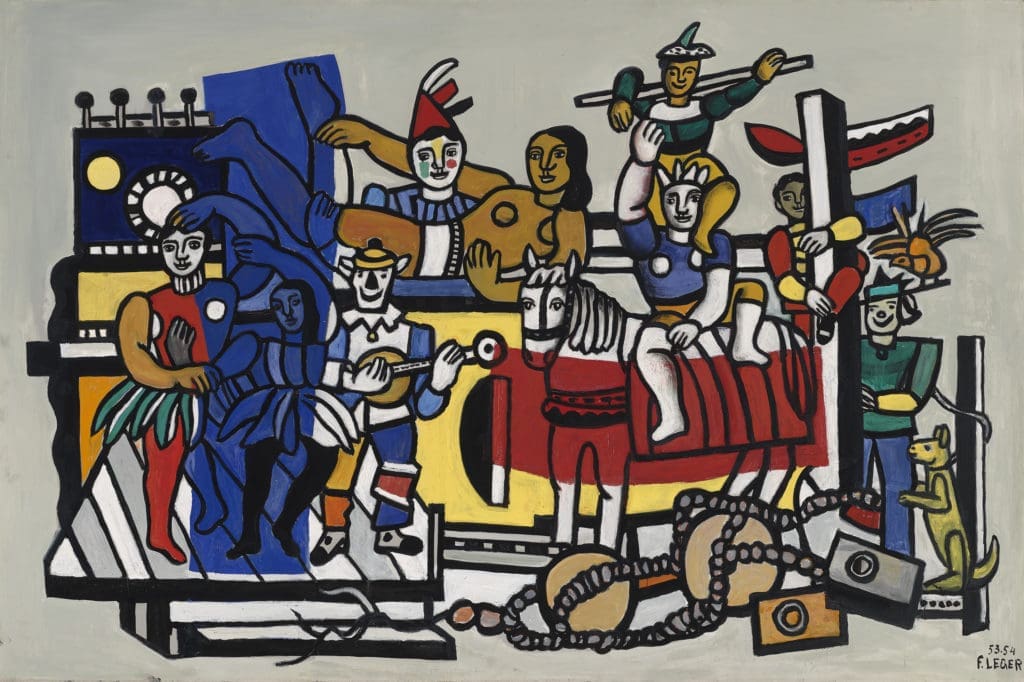 Fernand Léger's "Study for The Grand Parade (Etude pour La grande parade)," 1953-1954 (The Menil Collection, Houston. © Artists Rights Society (ARS), New York/ADAGP, Paris. Photo Paul Hester)