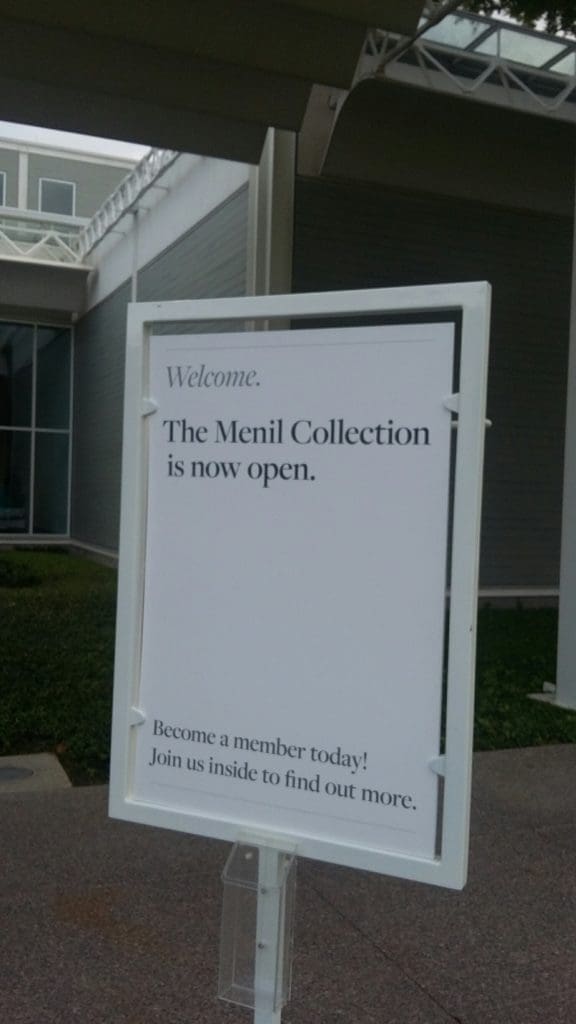 After a seven-month closure, The Menil Collection is back in business.