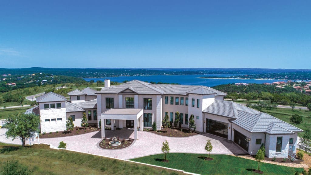 The Peninsula at Rough Hollow offers a variety of different home styles.