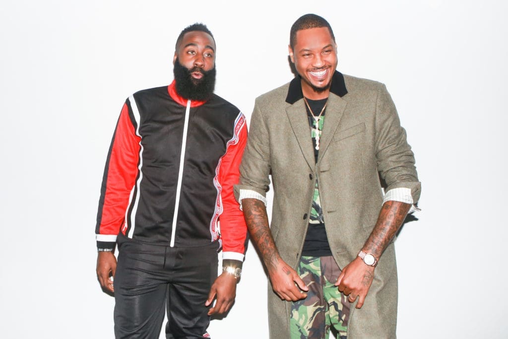 Carmelo Anthony Cozies Up With His Estranged Wife at Fashion Week, Hangs With James Harden: The Rockets Are Suddenly Staking a Claim as the NBA’s Most Fashionable Team