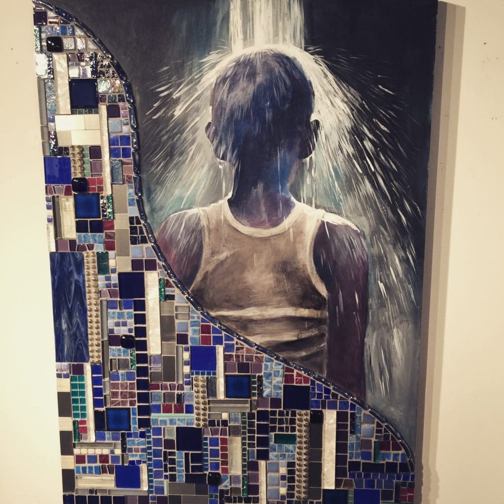 Chris Silkwood & Ellen Orseck's "Splash," 2018 (Winter Street, Studios C2 and C9, respectively)