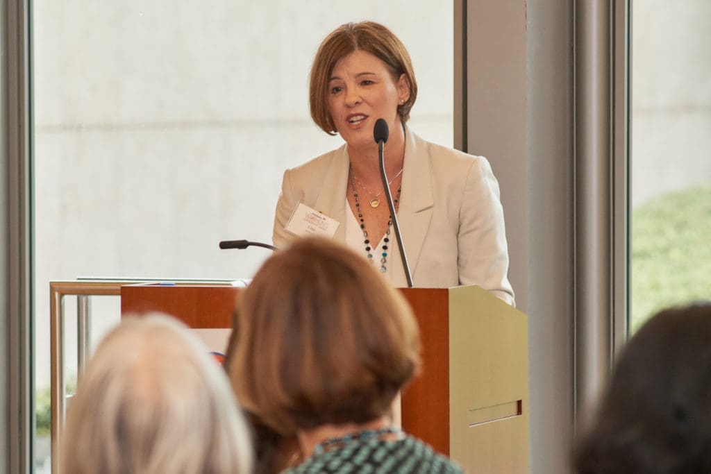 Lisa Barksdale of Bank of America. Thursday, September 13, 2018 Ð Bank of America Women's Leadership Series: Women in Culinary Arts luncheon and panel featuring Christine Ha, Jenni Tranweaver, and Kiran Verma and moderated by Vani Rao, at Asia Society Texas Center. Jeff Fantich photo.