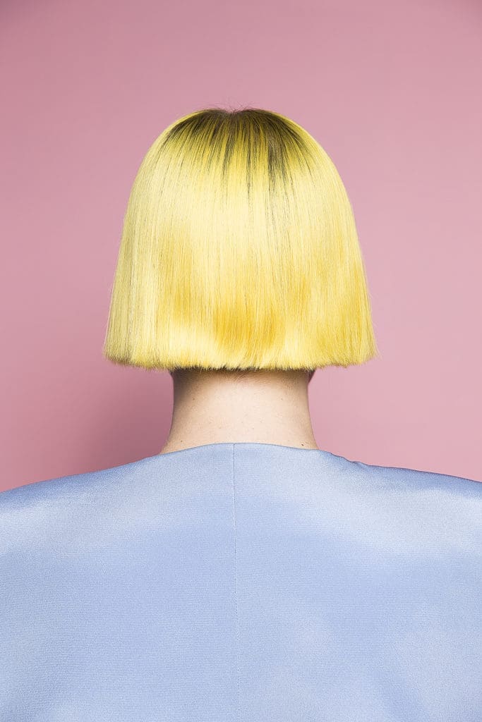 Karen Navarro's "I am Different," 2017.  Navarro's photographic portrait depicts CAMH curator Patricia Restrepo; Navarro is showcased in the current CAMH exhibition about DJ Screw and visual artists whose practices mirror the chopped-and-screwed aesthetic. (Sabine Street, Studio 136)