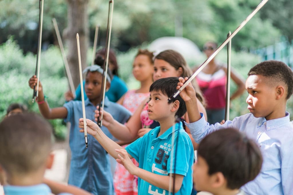 My First Music Lesson comes to Discovery Green this Sunday, September 9. (Photo Meilin Hyde, The CKP Group)