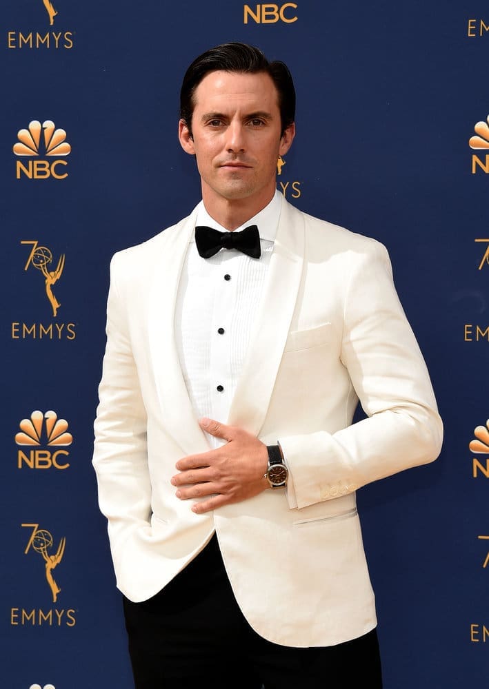 70th ANNUAL PRIMETIME EMMY AWARDS -- Pictured: (l-r) Milo Ventimiglia, "This Is Us" arrives to the 70th Annual Primetime Emmy Awards held at the Microsoft Theater on September 17th, 2018 -- (Photo by: Kevork Djansezian/NBC)