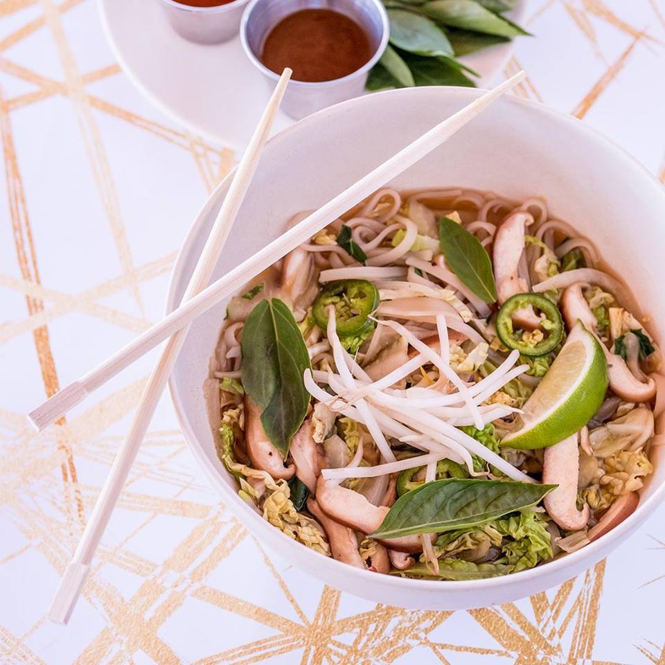 Flower Child keeps it real with mushroom pho. 