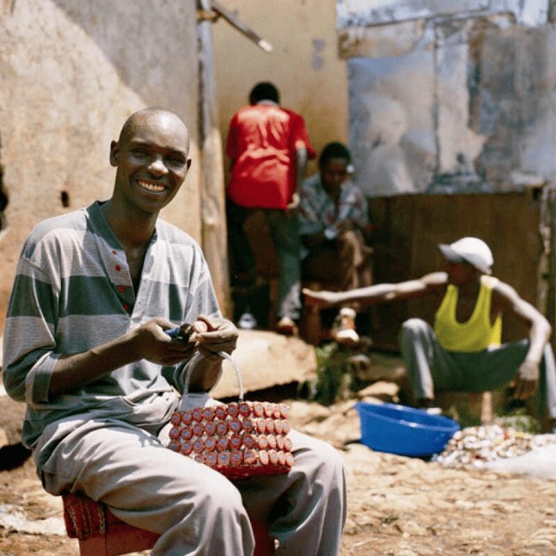 Bottletop's mission is to empower artisans with skills and livelihoods and young people with health education through sustainable design
