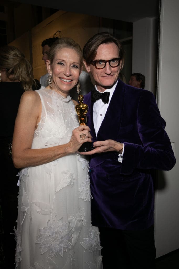 Cindy Rachofsky, Hamish Bowles at Two X Two, held in the Rachofsky home. (Photo by Kevin Tachman)