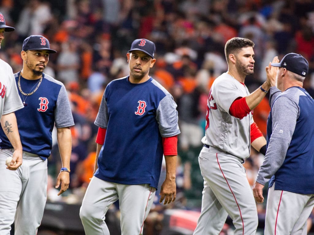 Red Sox manager Alex Cora knows the Houston Astros better than almost anyone. (Photo by F. Carter Smith.)