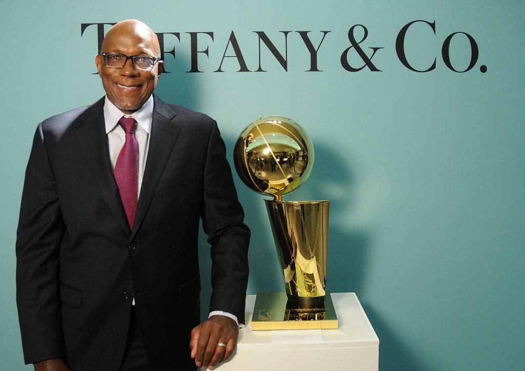Former University of Houston star Clyde Drexler knows about winning NBA Championship Trophies, but he wants to see his Cougars get the big college prize.(Dave Rossman photo)