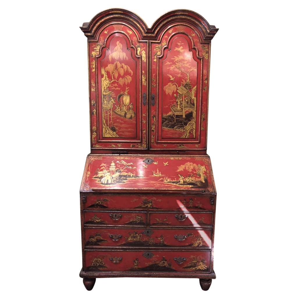 Georgian Japanned Secretaire Circa 1720