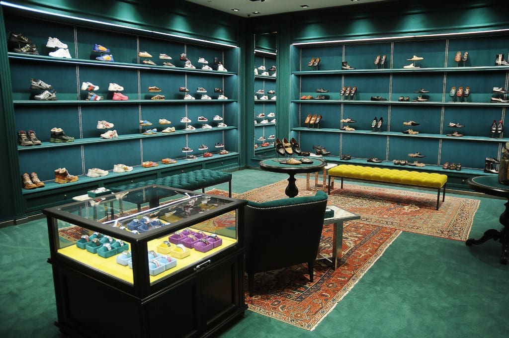 The new Gucci boutique in The Galleria. 