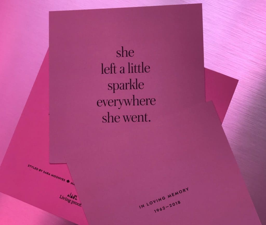 Kate Spade’s Sparkle is Remembered in Touching Runway Show that Heralds a Disney Collaboration: Tragic Suicide Gets Addressed with Glitter and a Heartfelt Note