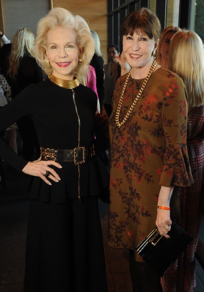 Lynn Wyatt and Shelby Hodge at A Festive Fall Luncheon at Nobu in The Galleria Wednesday Oct. 10,2018.