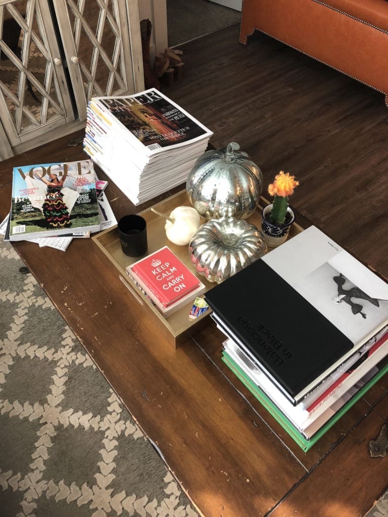 Samantha Olguin's coffee table