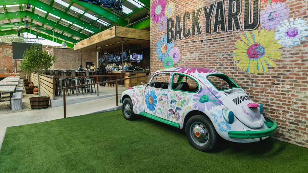 Deep Ellum's Backyard arcade bar brings a striking setting with the games.
