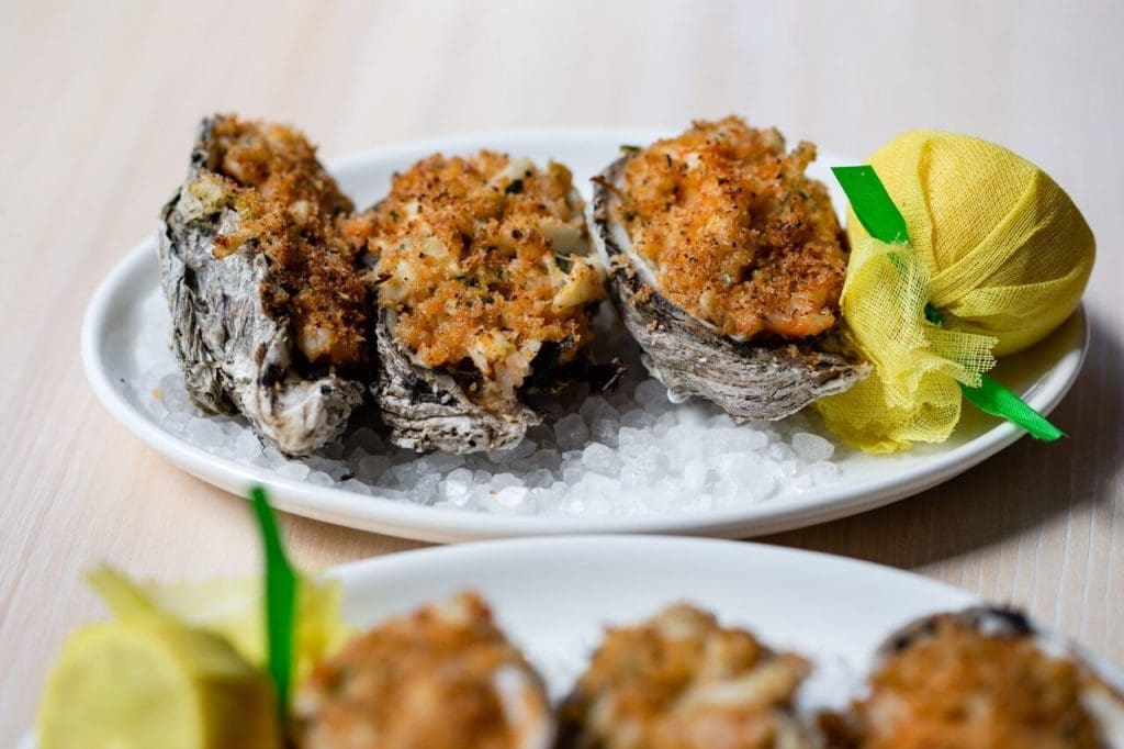 Hearth-roasted oysters smack of New Orleans. 