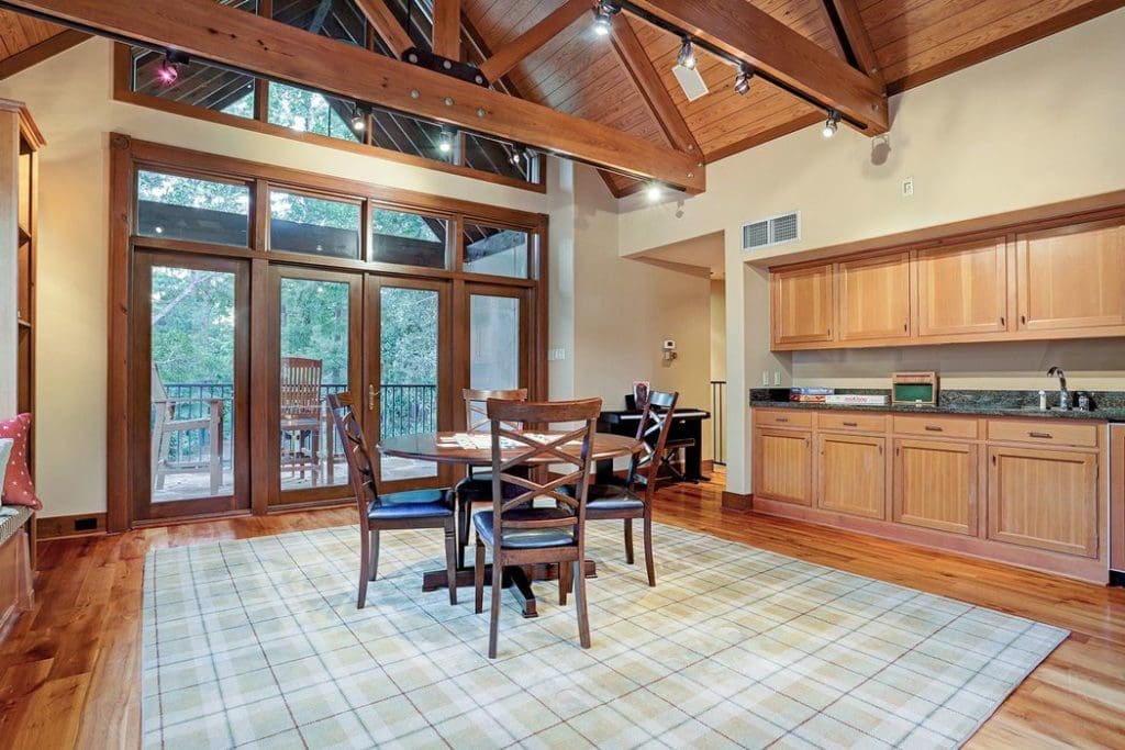 Upstairs is just as homey-yet-expansive as downstairs. 