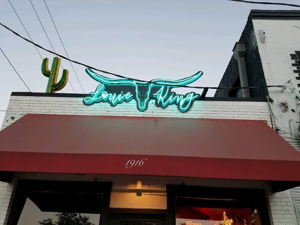 Louie King blends a bevy of different barbecuing styes. 