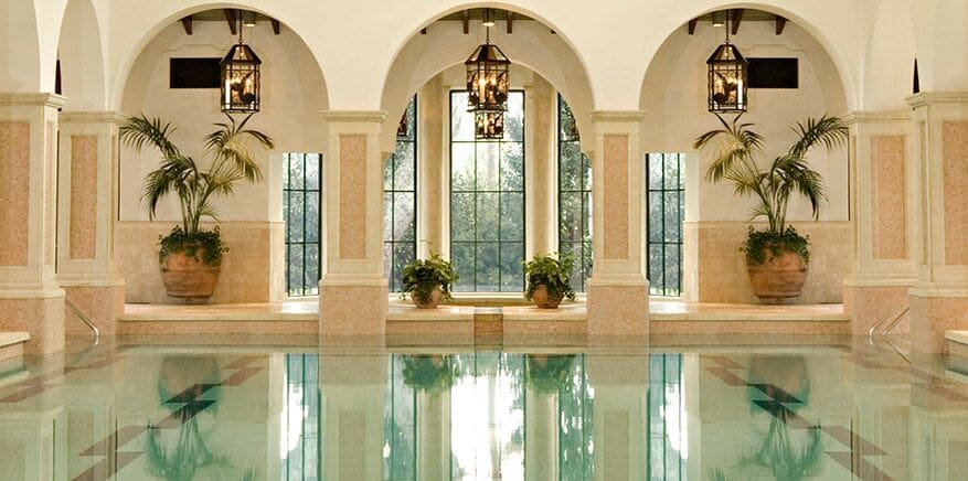 The Spa at Sea Island Resort boasts beautiful interiors and an outdoor labyrinth. (Photo by The Spa at Sea Island Resort)