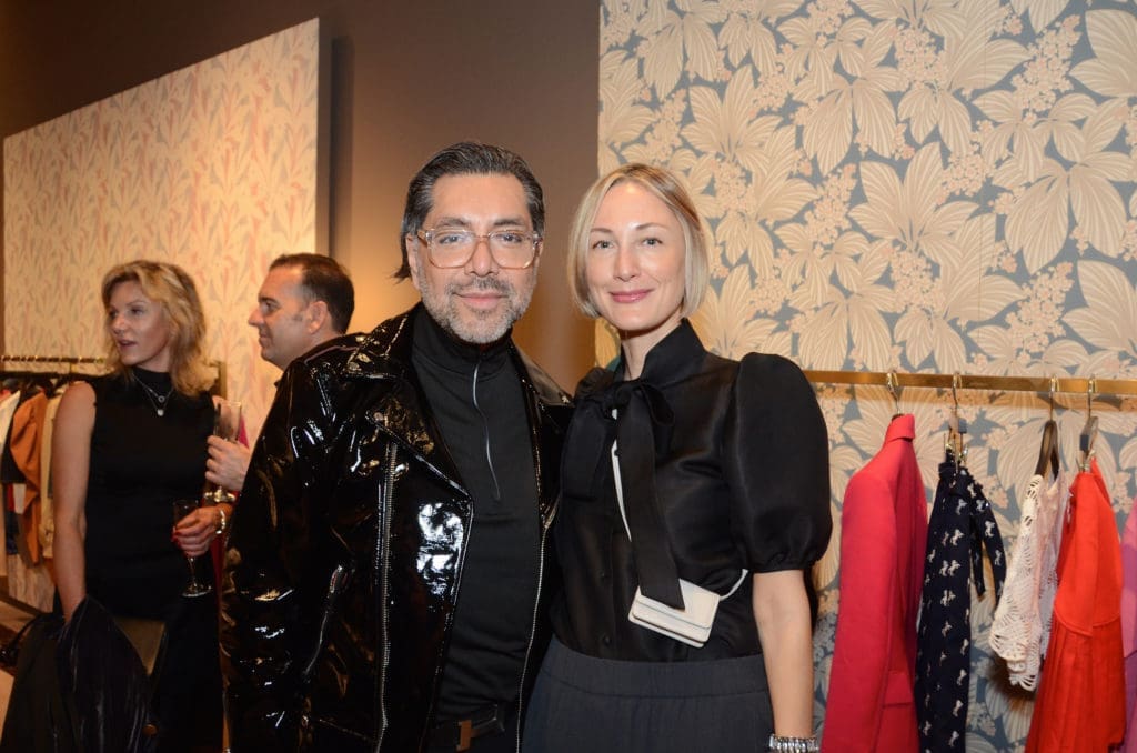 Ceron, Tatiana Massey at a store opening in 2018. 