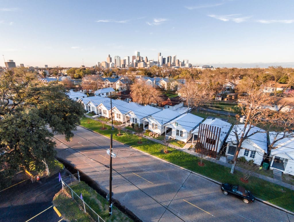 Project Row Houses is responsible for preserving multiple blocks in the Third Ward and offering its historic neighborhood a gathering place for art and community.