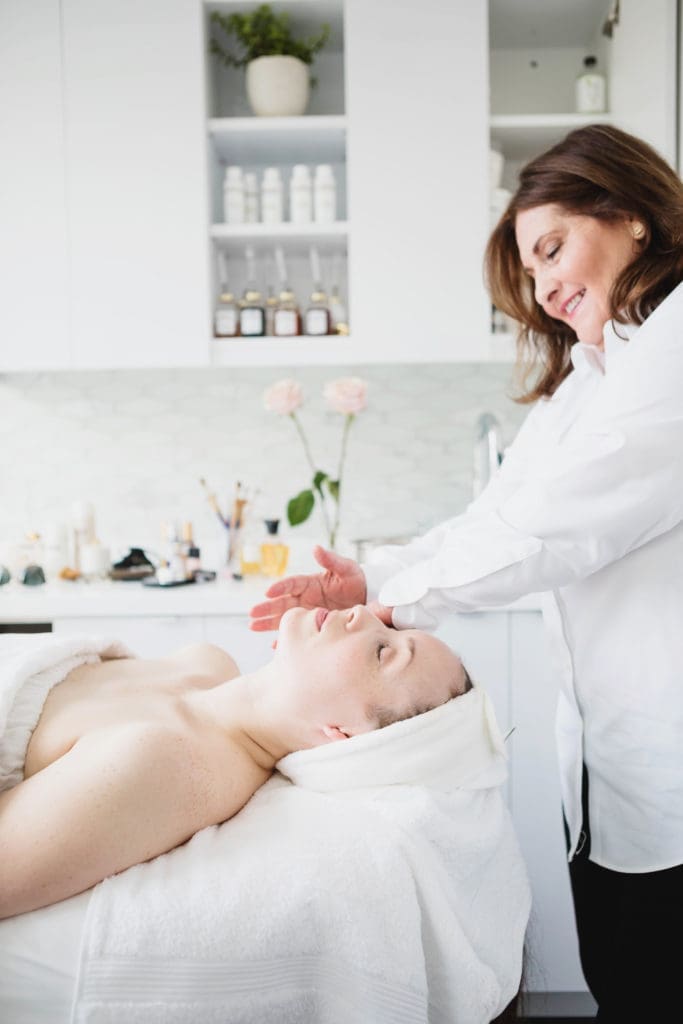 After extensive training, Michelson is an expert at the unique methodology involved in a Biologique Recherche Facial.
