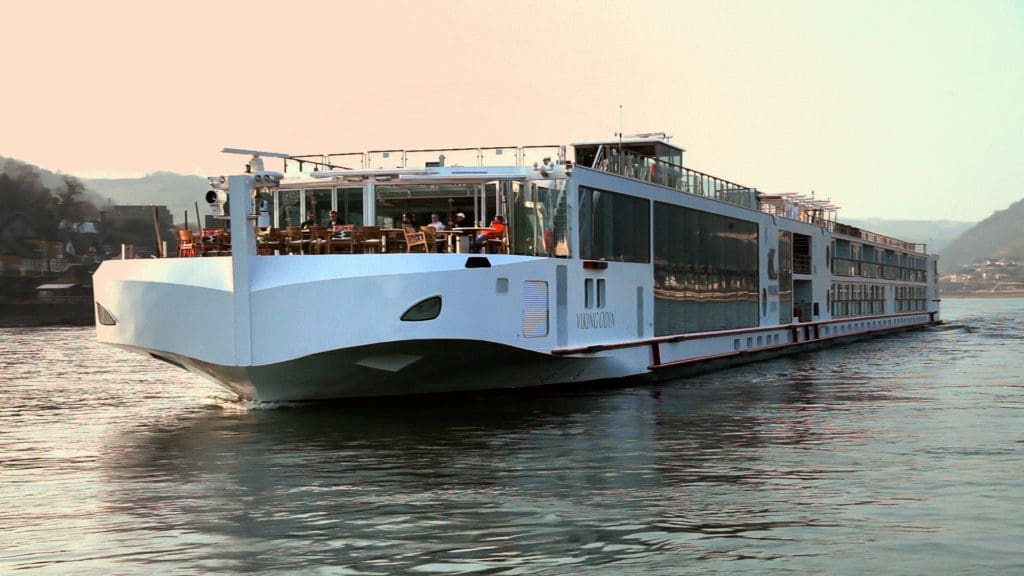 The Viking long boats that cruise the river are escapes of their own.