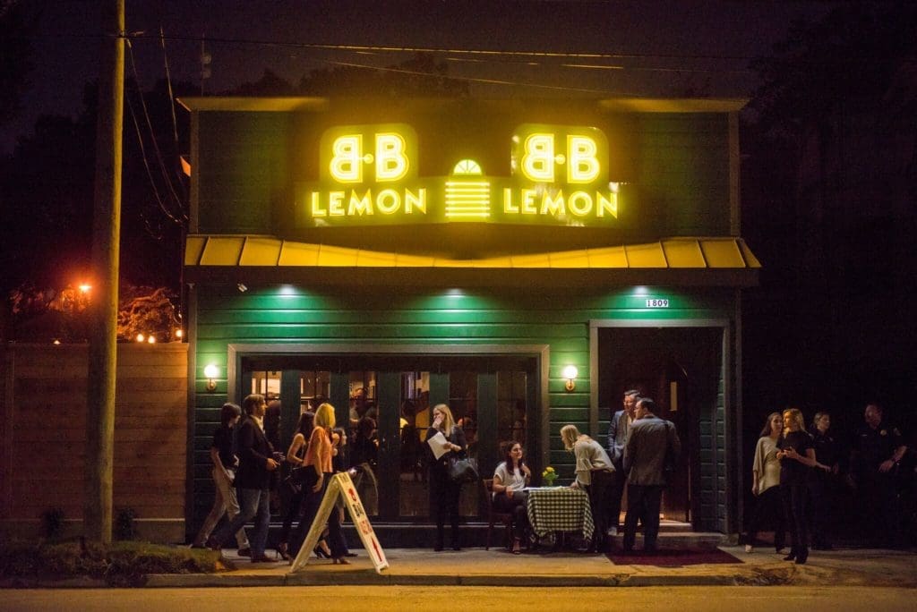 Ben Berg's  B.B. Lemon was inspired by the restaurants he went to during his childhood in New York. 
