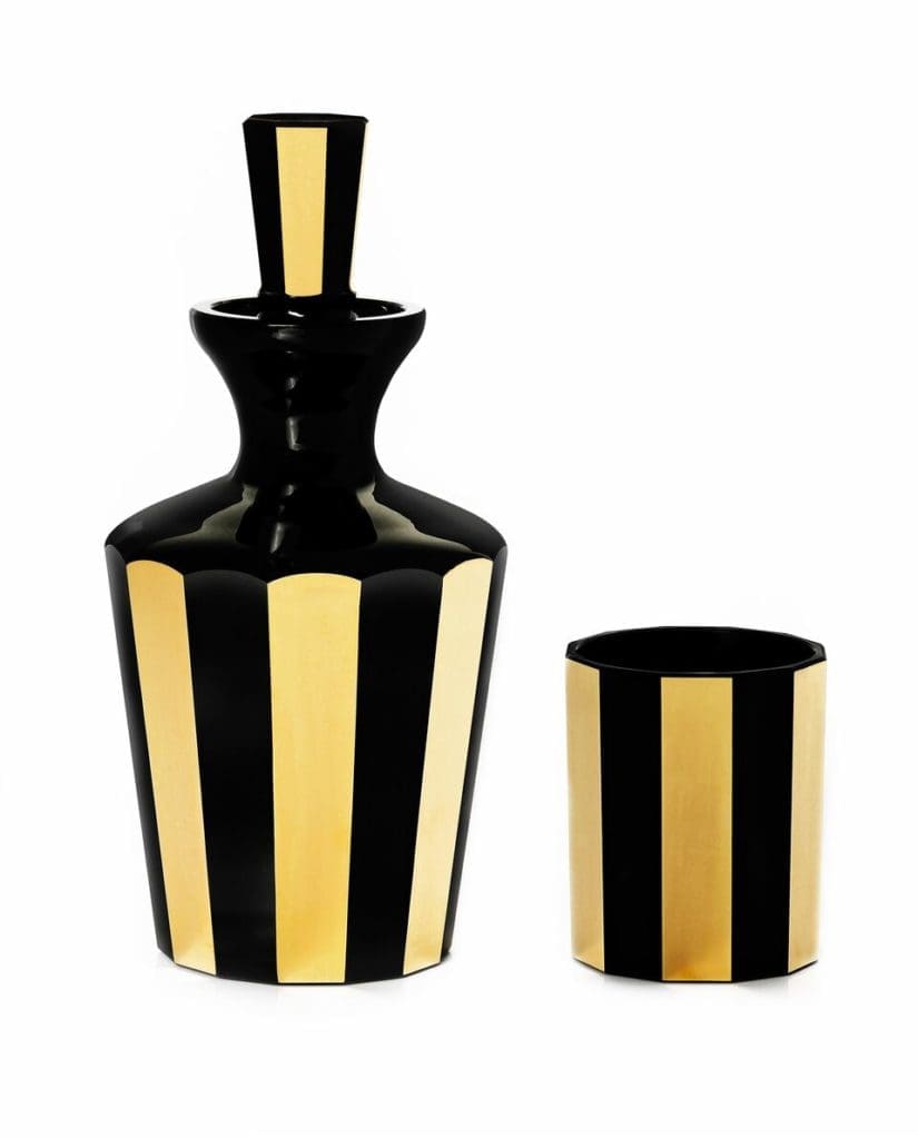 Artel's crystal glassware is mouth-blown and hand-engraved using centuries-old methods. 