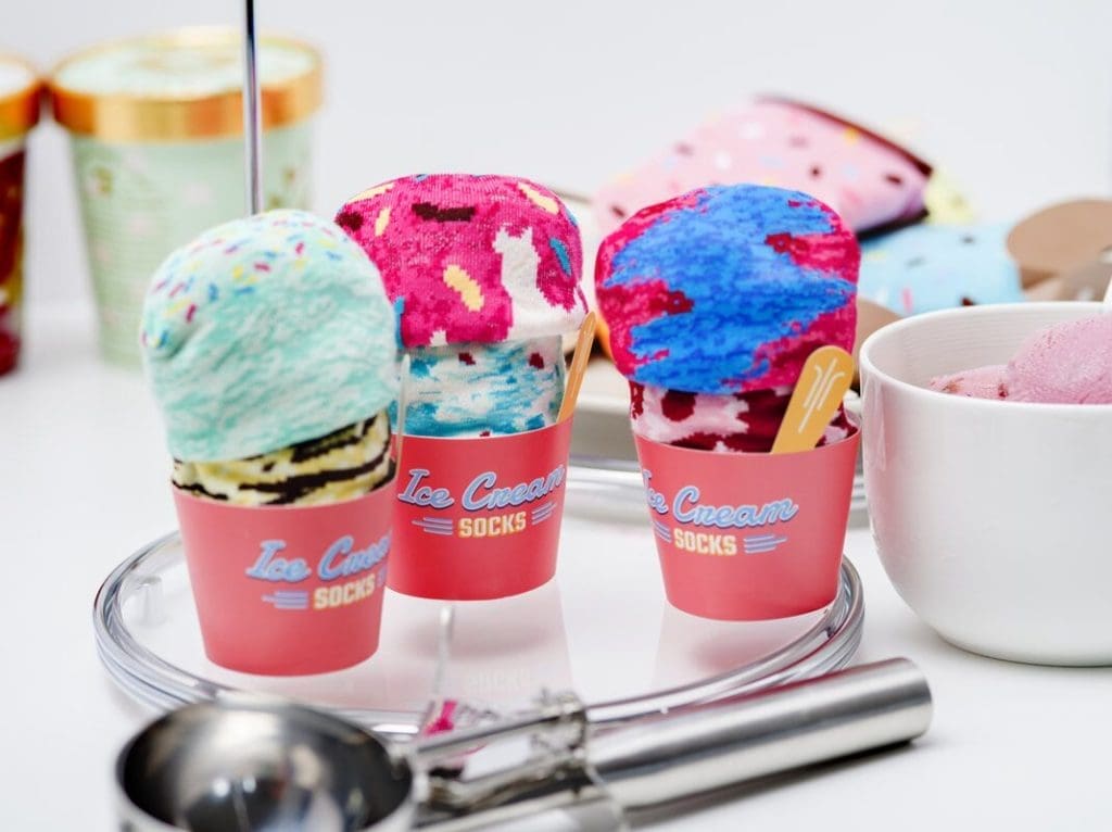 Novelty socks have never been so sweet. 