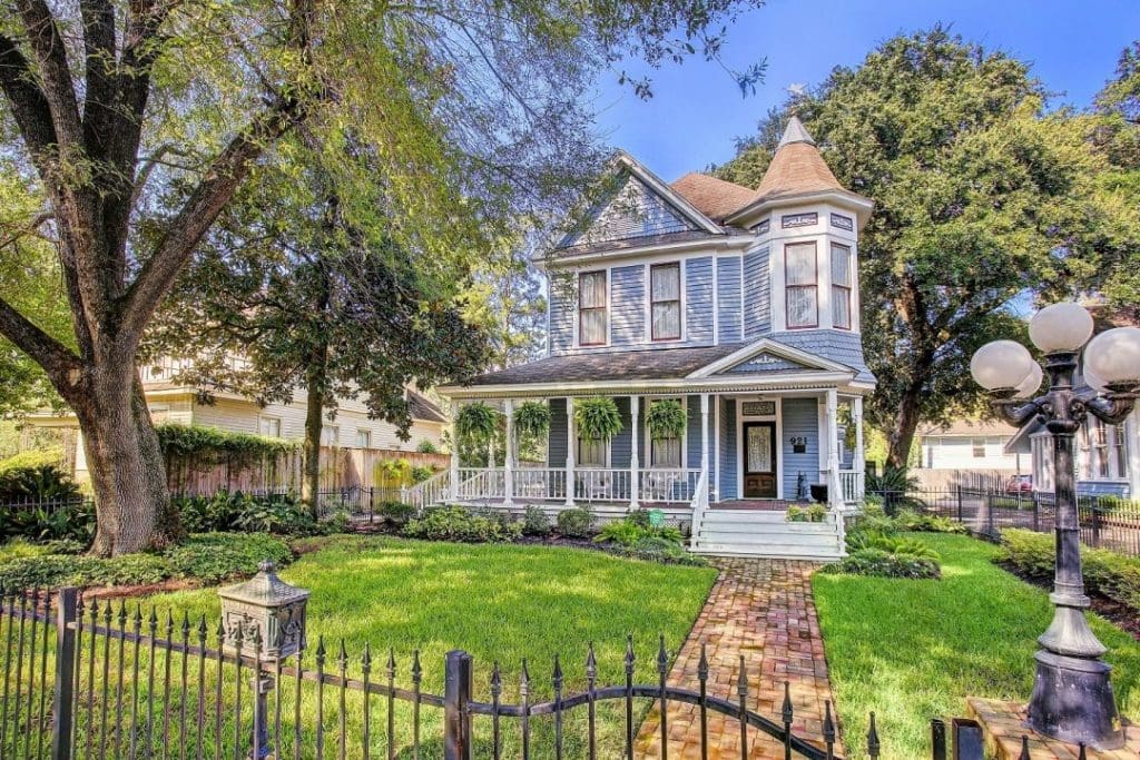 921 Heights Boulevard is one of three historic Victorian homes on the boulevard. (All photos courtesy of TK Images)