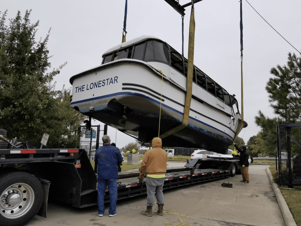 The Woodlands Loses its Boats, Plots a New Waterway Tourist Attraction: Controversial Cruisers Removed and Shipped to Florida For a New Life