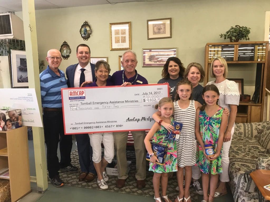 With many of its employees hurting from Hurricane Harvey, AmCap knew it needed to step up and help out.