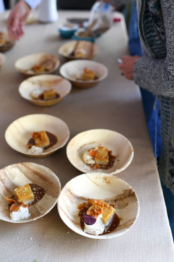 Mouthwatering bites were served meal after meal. (Photo by Bonjwing Lee)