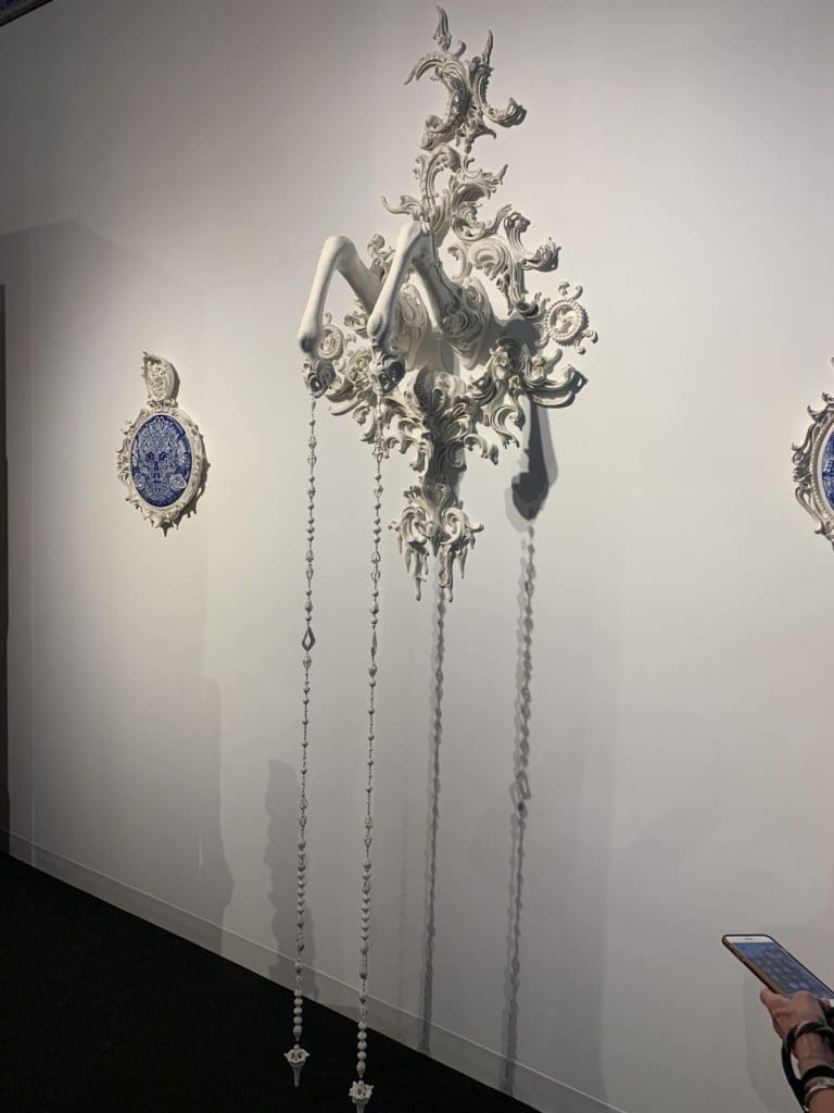 Katsuyo Aoki's beautiful sculptures and panels at Design Miami