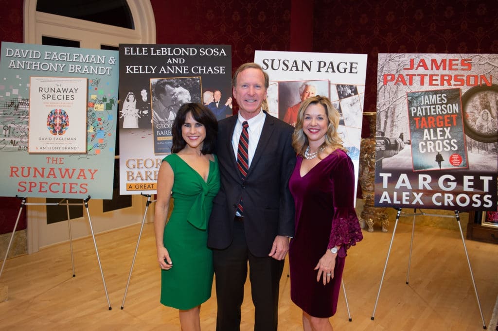 Barbara Bush Houston Literacy Foundation co-founders and foundation president Julie Baker Finck at the author reveal for the 2019 fundraiser. (Photo by Wilson Parish)