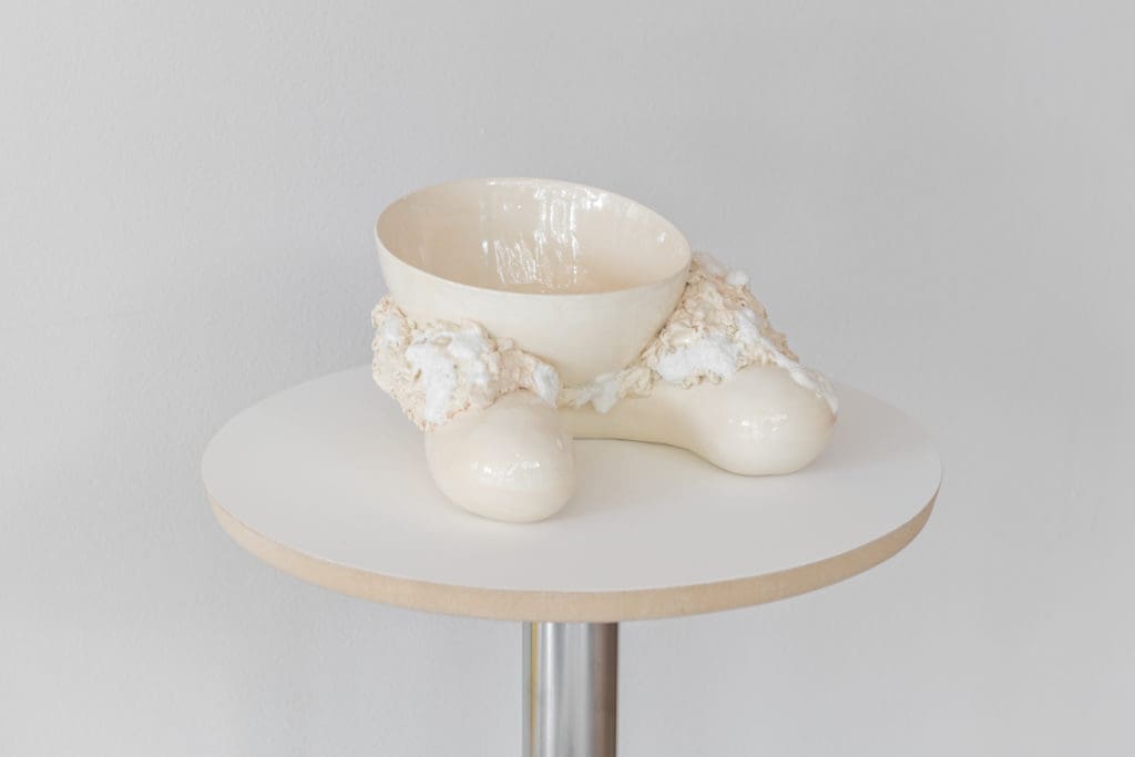 Sharon Engelstein's "Resting Bowl," 2018. The droll bowl is one of the latest creations from the Houston-based MFAH Core Fellow, who was recently featured in a two-person show this fall at McClain Gallery, with husband, painter Aaron Parazette. $5,500, through McClain Gallery, Houston. (info@mcclaingallery, mcclaingallery.com)