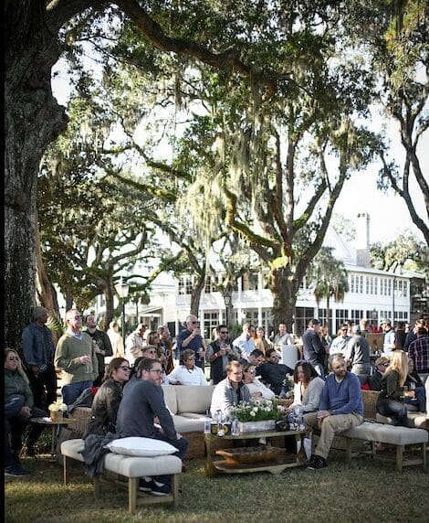 Cool and crisp sunny days greeted visitors to the Palmetto Bluff  'Music to Your Mouth' series (Photo by Bonjwing Lee)