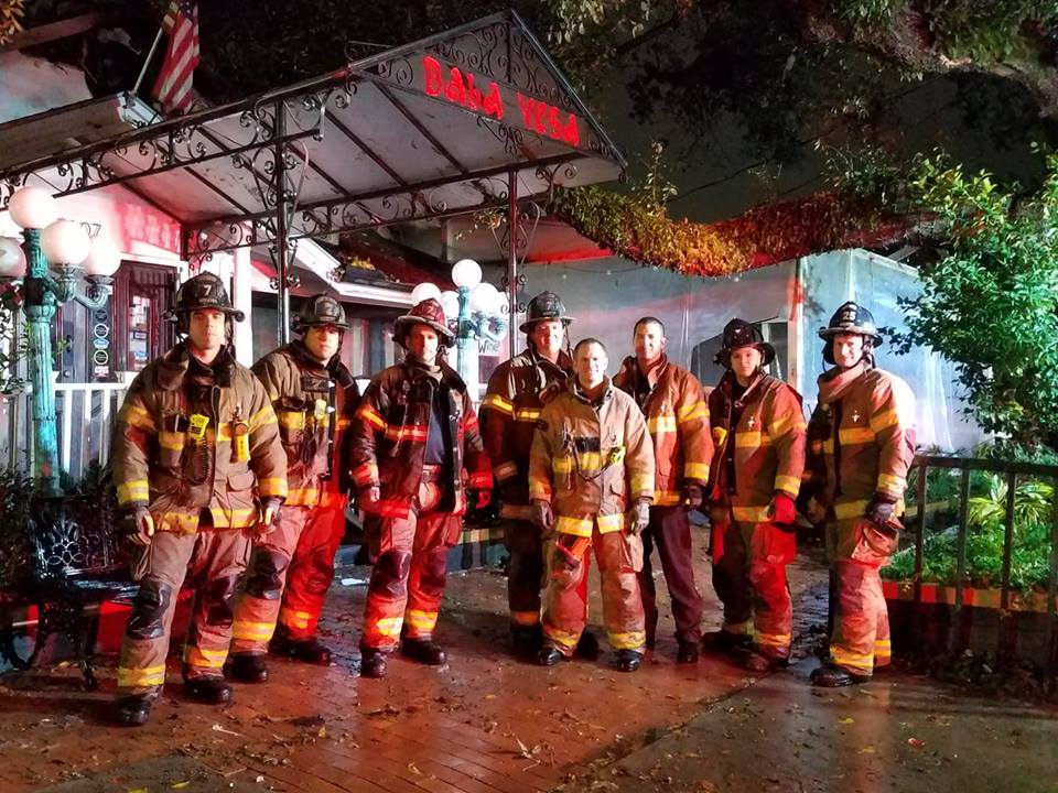 Baba Yega caught fire on Friday night. (All photos courtesy of Baba Yega)
