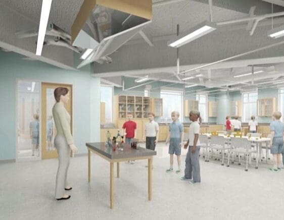 The expansion will include a brand new science lab. 