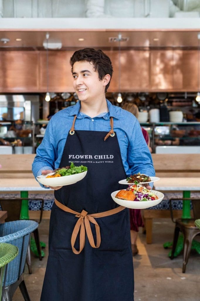 The chefs at Flower Child 