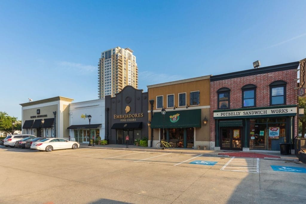 Uptown Park features dozens upon dozens of restaurants, retailers and services. 