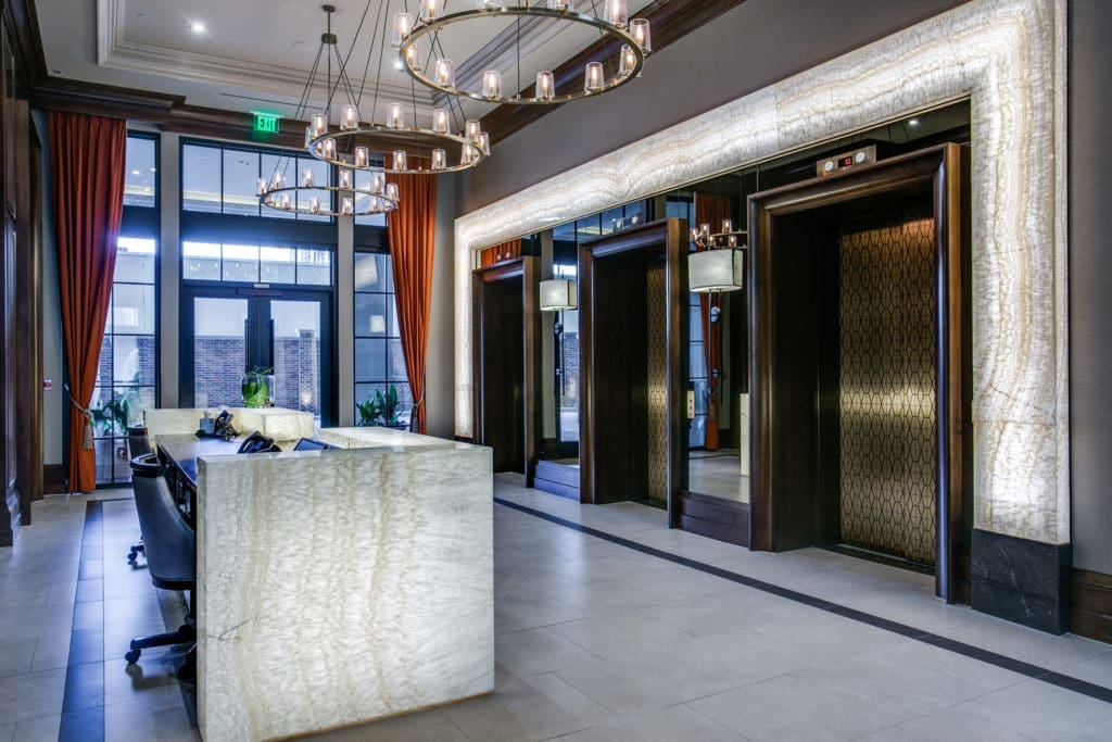 The McKenzie has 24-7 concierge and 24-7 valet service.