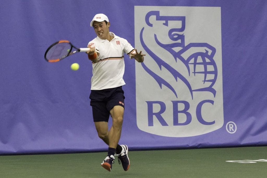 Kei Nishikori won the RBC Tennis Championships in 2018. He is now ranked No. 9 in the world. 