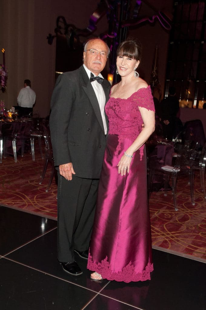 Shafik Rifaat & Houston Ballet Ball honoree Shelby Hodge in 2012 when all her dresses fit. (Photo by Fulton Davenport)