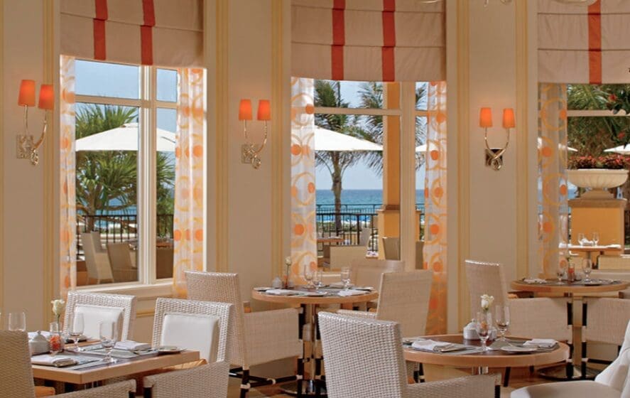 The accommodations are the largest on Palm Beach Island. 