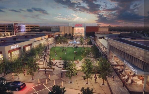 AMC-1O, which anchors the development, will be Shenandoah's first movie theater. 